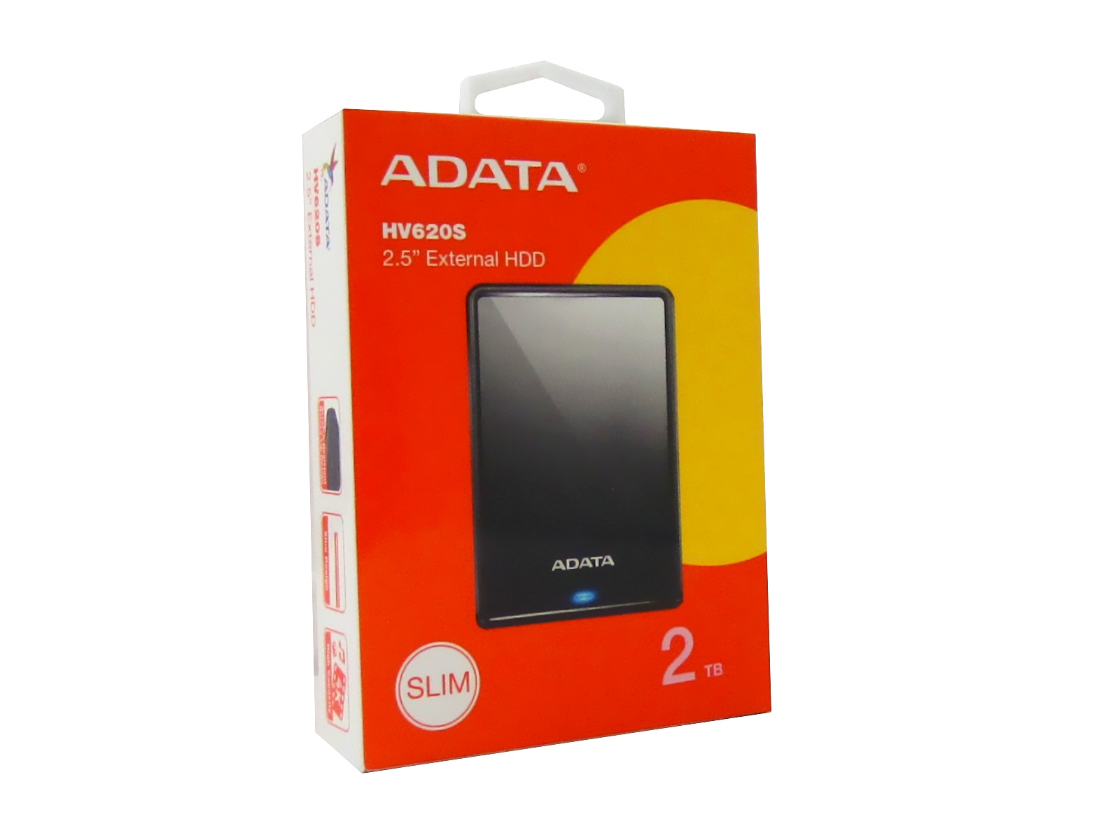 DISCO DURO ADATA  2TB  USB 3.0 NEGRO HV620                  