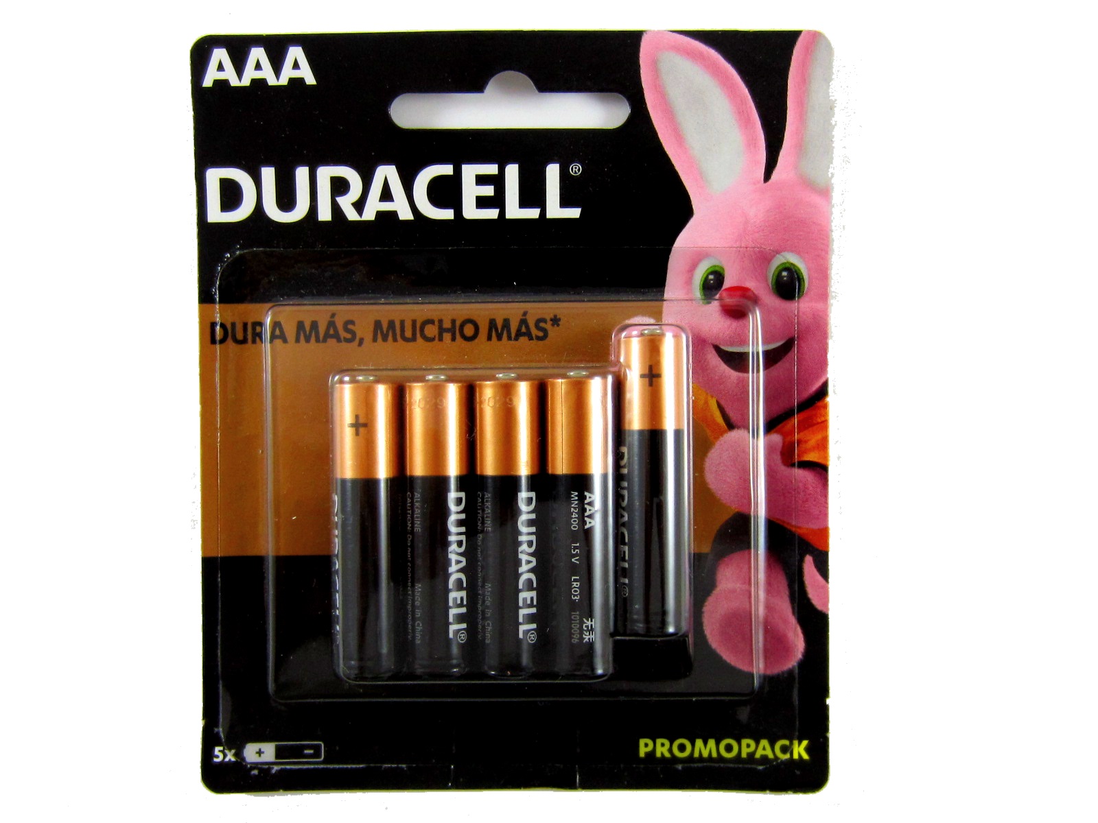 PILA DURACEL BLISTER C/5 AAA                                