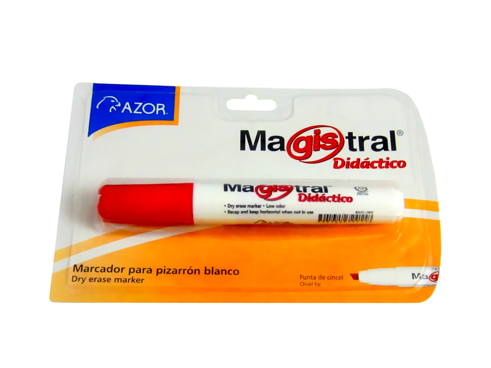 MARCADOR P/PIZ. MAGISTRAL C/1 ROJO 8351 AZOR                