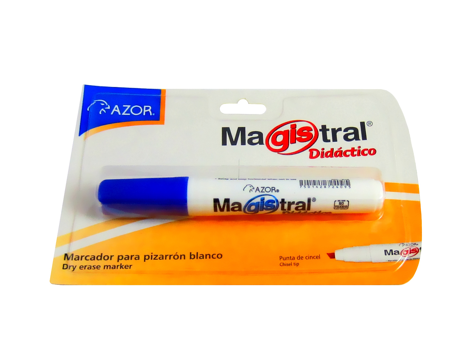 MARCADOR P/PIZ. MAGISTRAL C/1 AZUL 8351 AZOR                