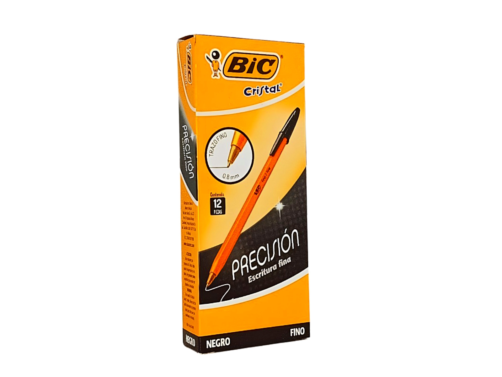 BOLIGRAFO PUNTO FINO NEGRO F-290-C BIC C/12                 