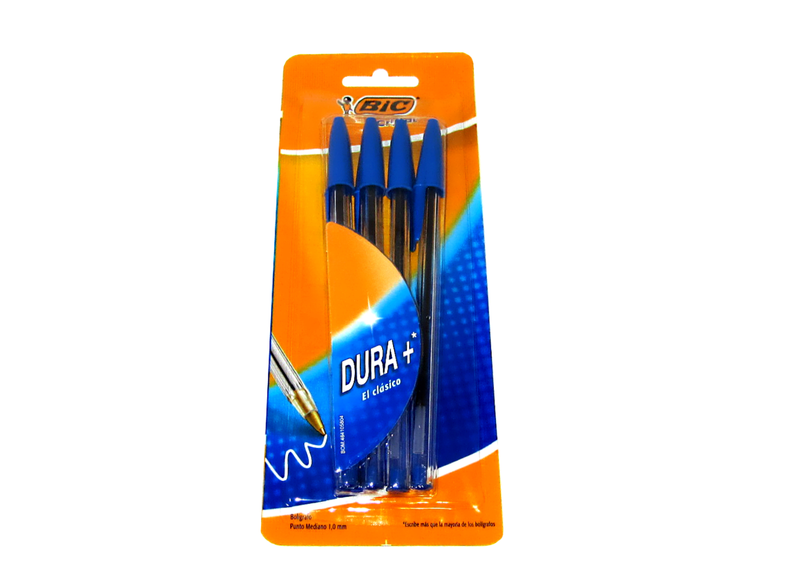 BOLIGRAFO CRISTAL DURA MEDIANO AZUL PAQ. C/4 BIC            