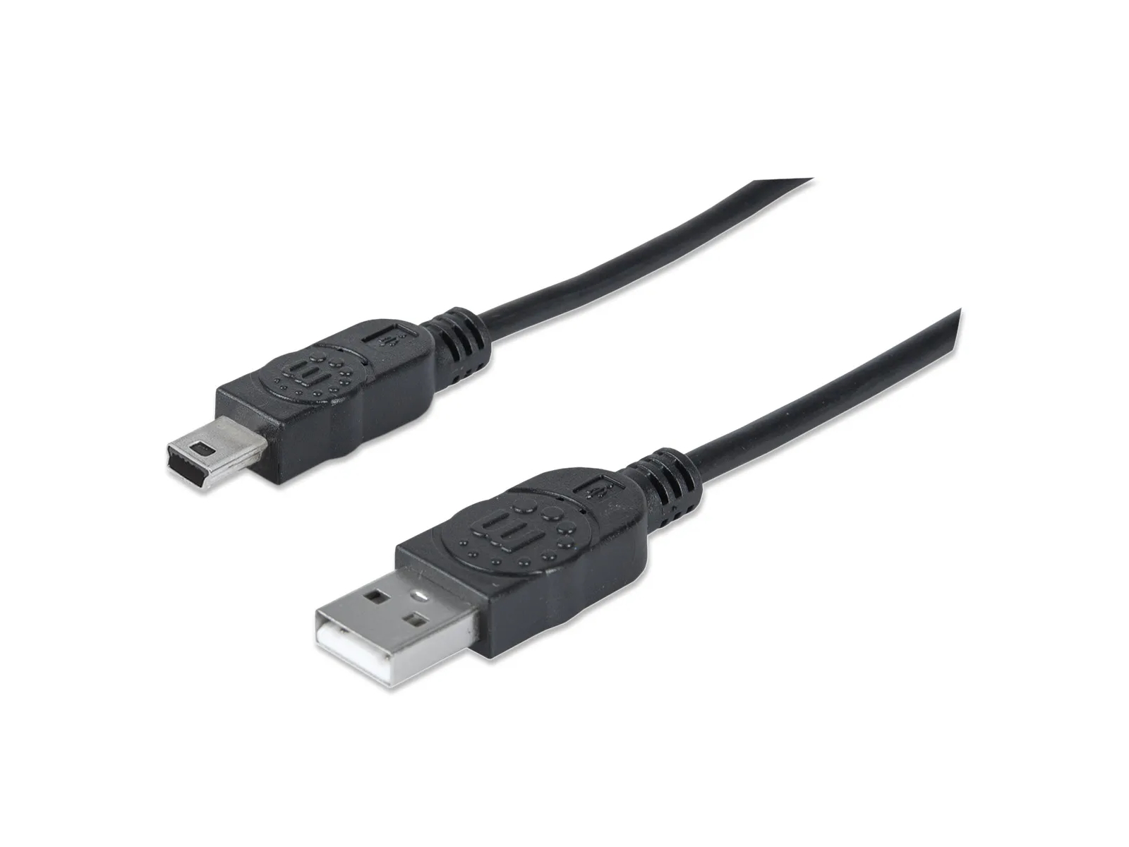 CABLE USB V2.0 A-MINI B 1.8M NEGRO (PARA CAMARAS) MAN-333375