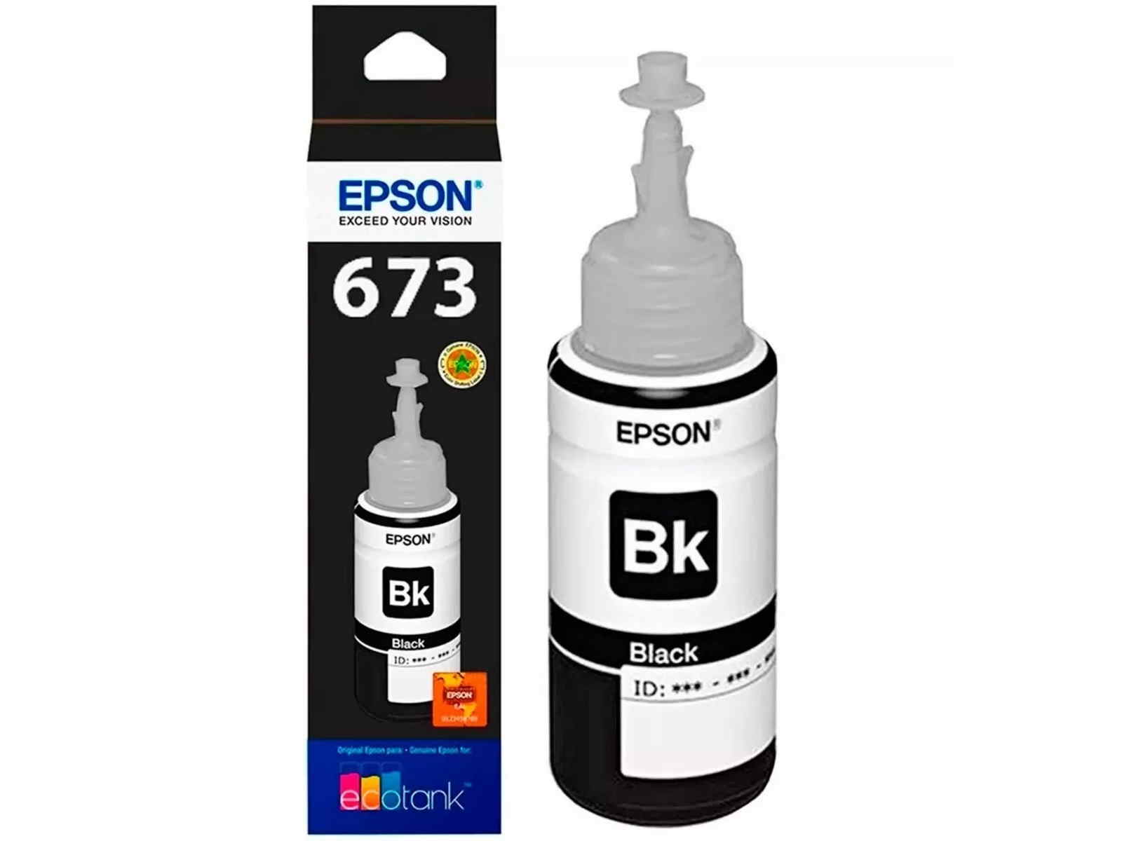 TINTA EPSON NEGRO L800 T673120-AL                           