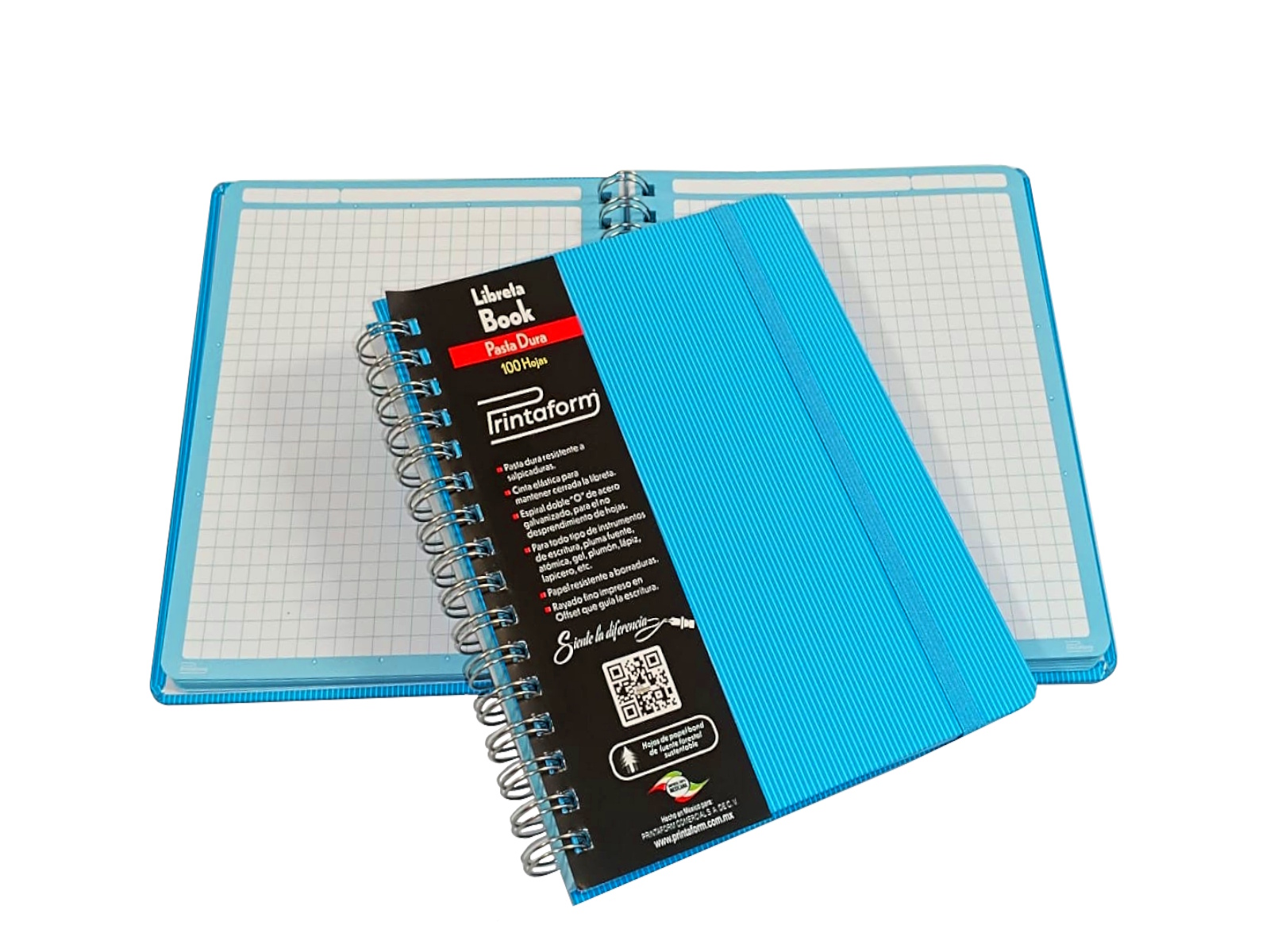 CUADERNO BOOK ARCOIRIS 7MM 100H BOKCG-C C/LIGA PRINTAFORM   