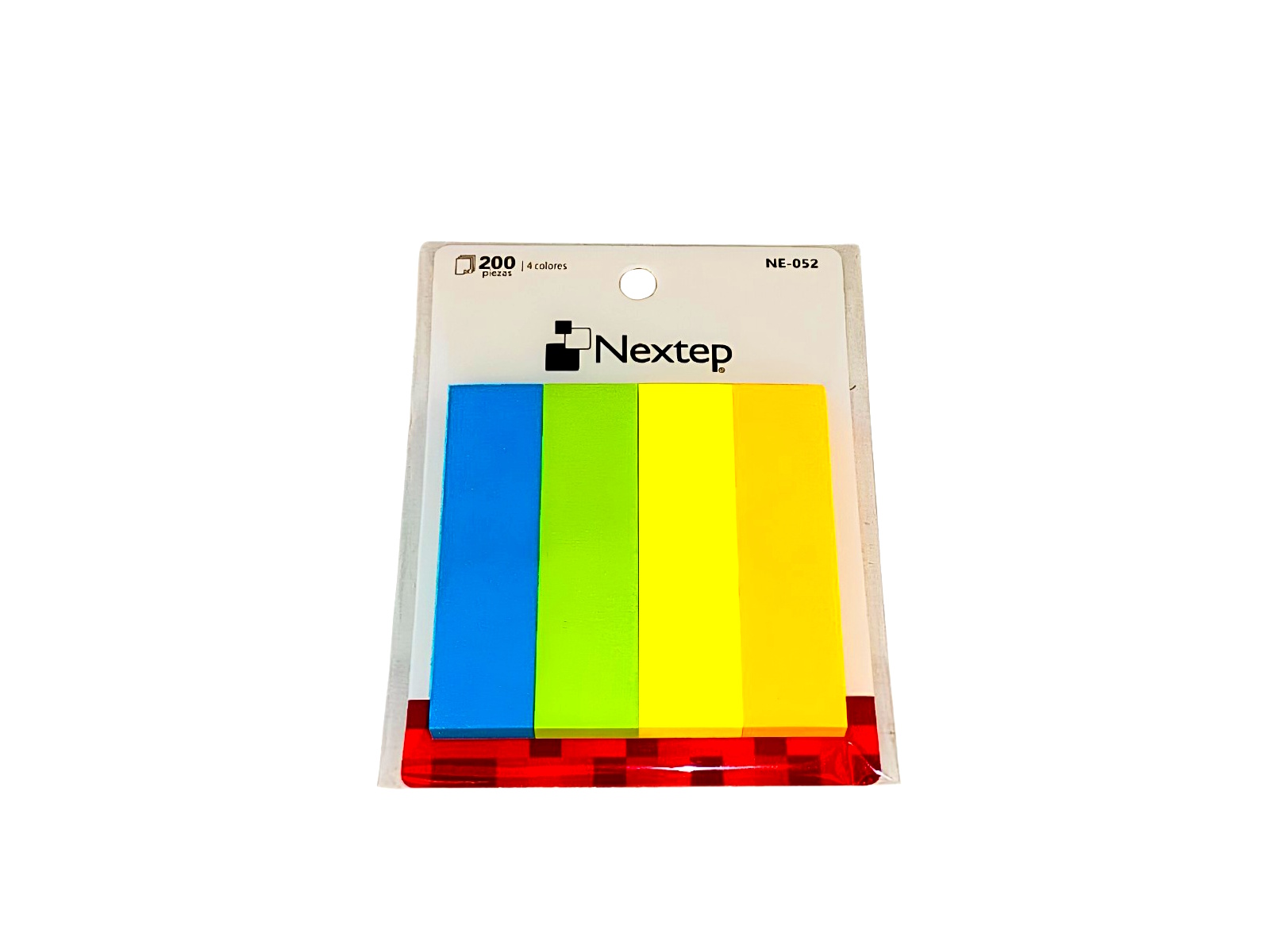 BANDERITAS NEXTEP NEON 4 COLORES 200 PIEZAS NE-052          