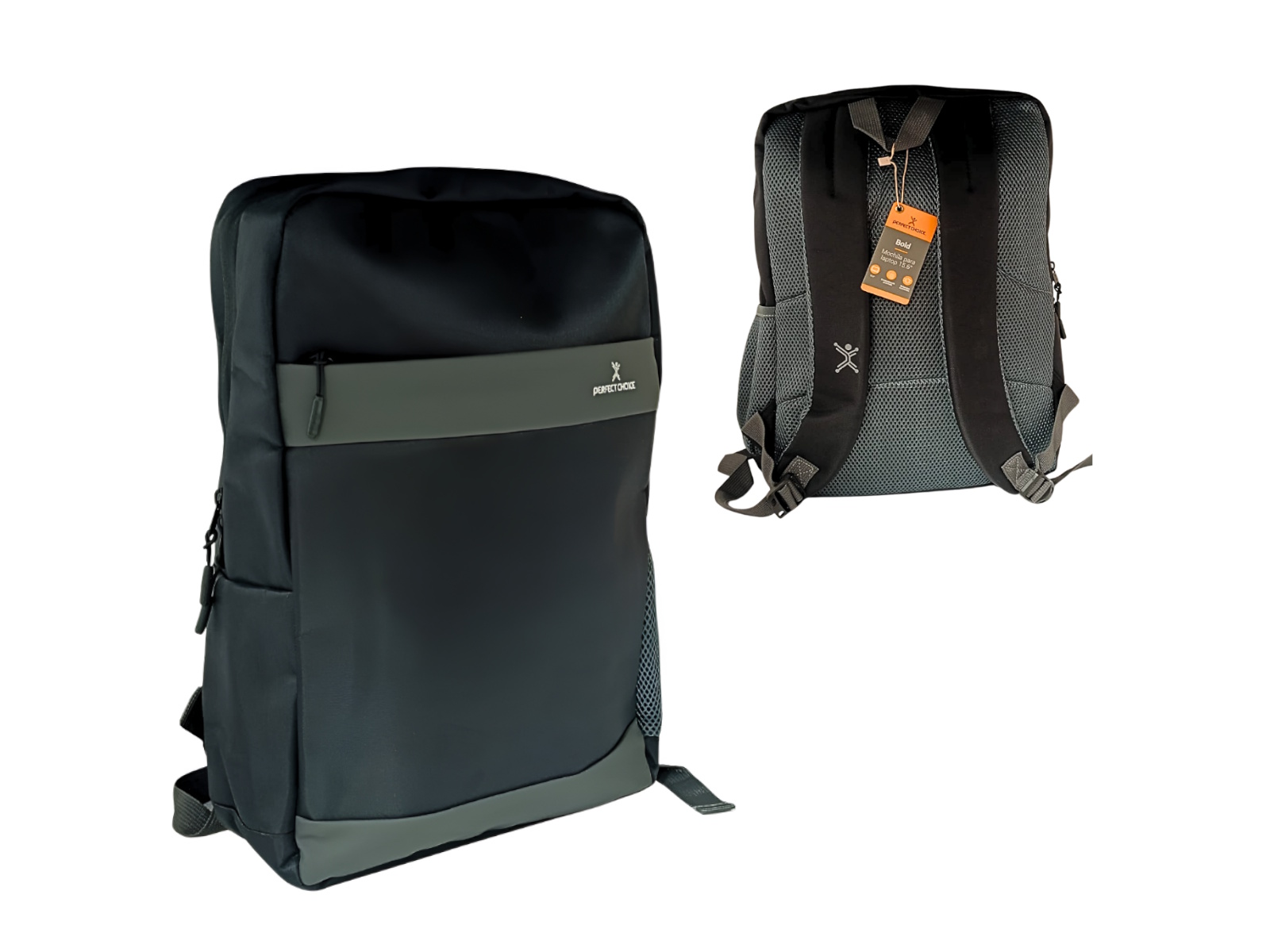 MOCHILA BOLD P/ LAPTOP 15.6 NEGRO PC-083900 PERFECT CHOICE  