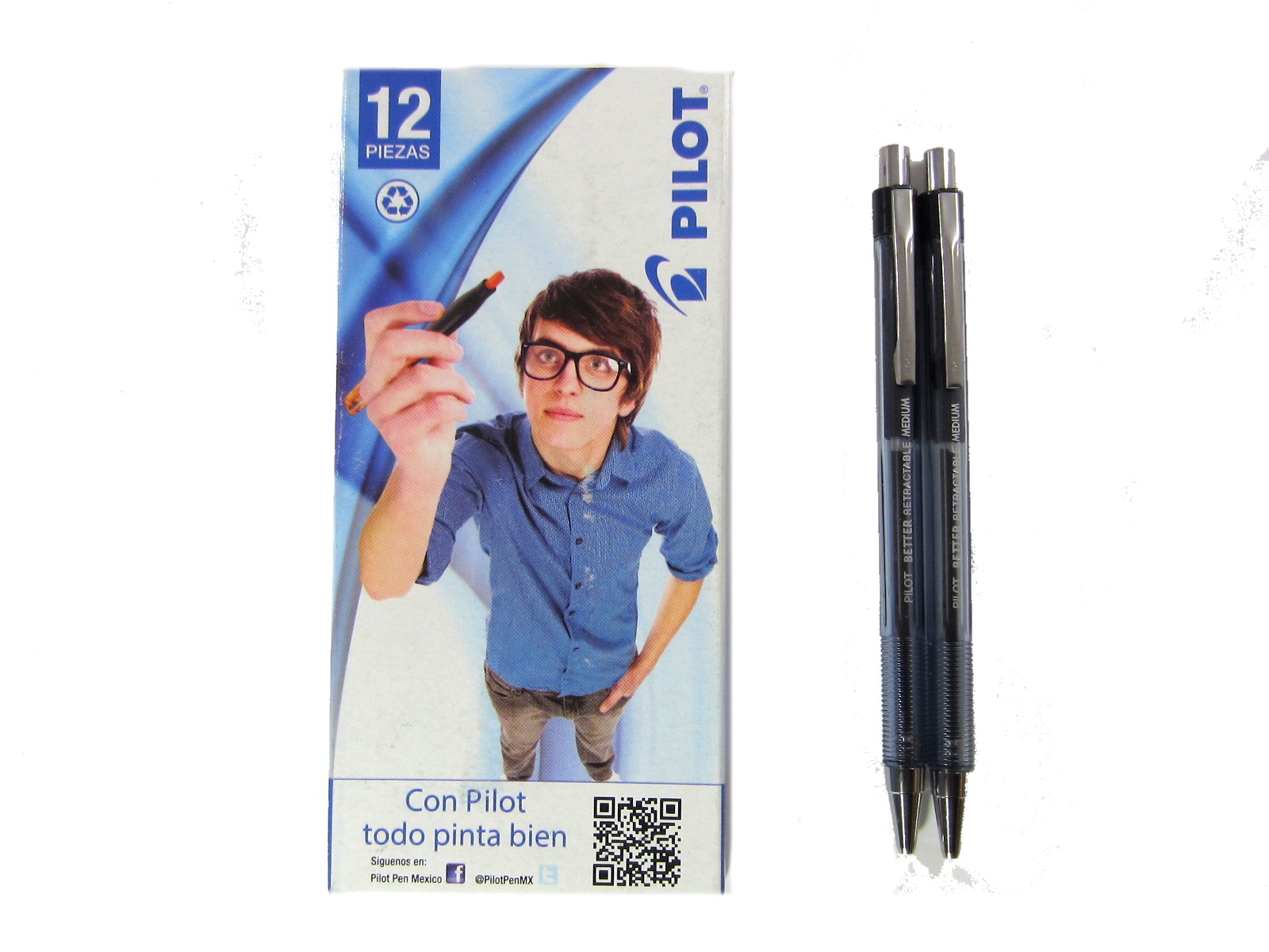 BOLIGRAFO PILOT RETRACTIL MED. NEGRO #30005                 