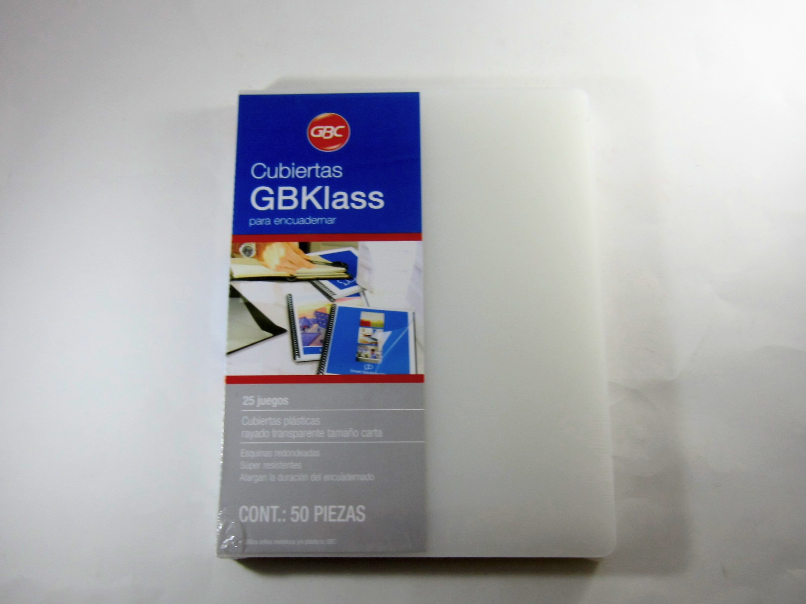 PASTA GBKLASS CARTA TRANSPARENTE CRISTAL M60003 GBC         