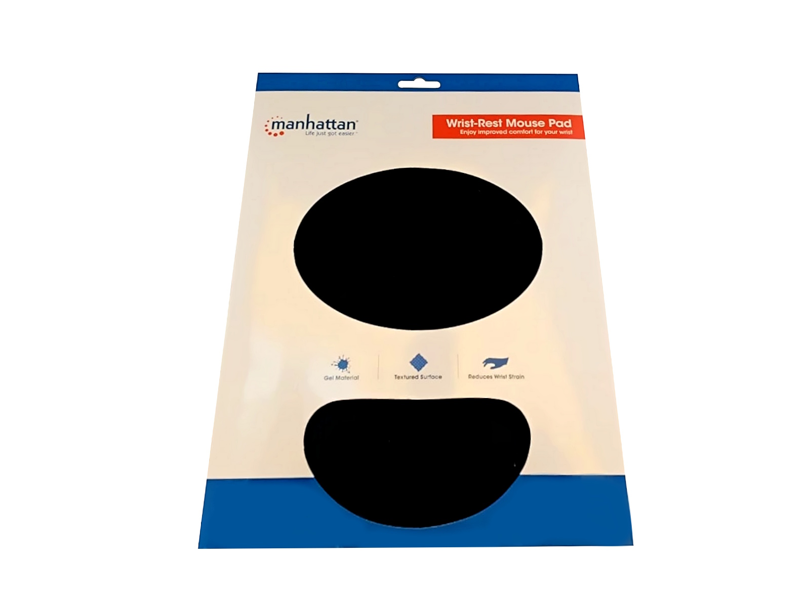MOUSE PAD GEL NEGRO MANHATTAN 434362                        